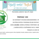 Svečanost stjecanja međunarodnog statusa Eko škole/vrtića i podizanja zelene zastave
